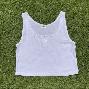 Sunday Best aritzia white tank top